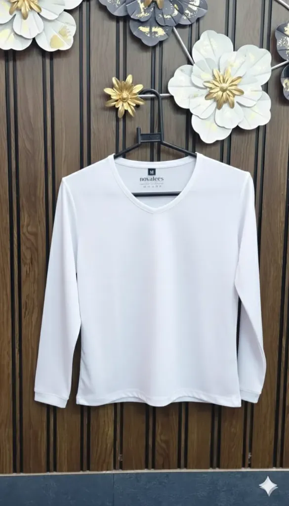 White daily wear t-shirt for women 